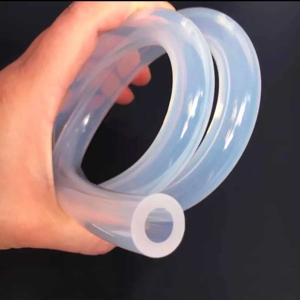 Silicone Tube Heat-resistant Food Grade Silicone Rubber Water Tube with an Inner Diameter of 3mm-3.5mm