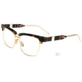 Acetate Classic Round Frames High-quality Optical Eyeglasses Brown Line Textured Spectacles