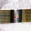 Gold Light Purple Pink Sky Dazzling Blue Geen Shimmer Eye Crayon Shadow Brightener Stick Pencil Pen