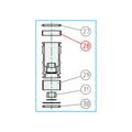 KYB Free Piston Upper Bushing for Kawasaki KX 250 05-08 New Construction Excavator Parts Solenoid and Valve in Cast Iron