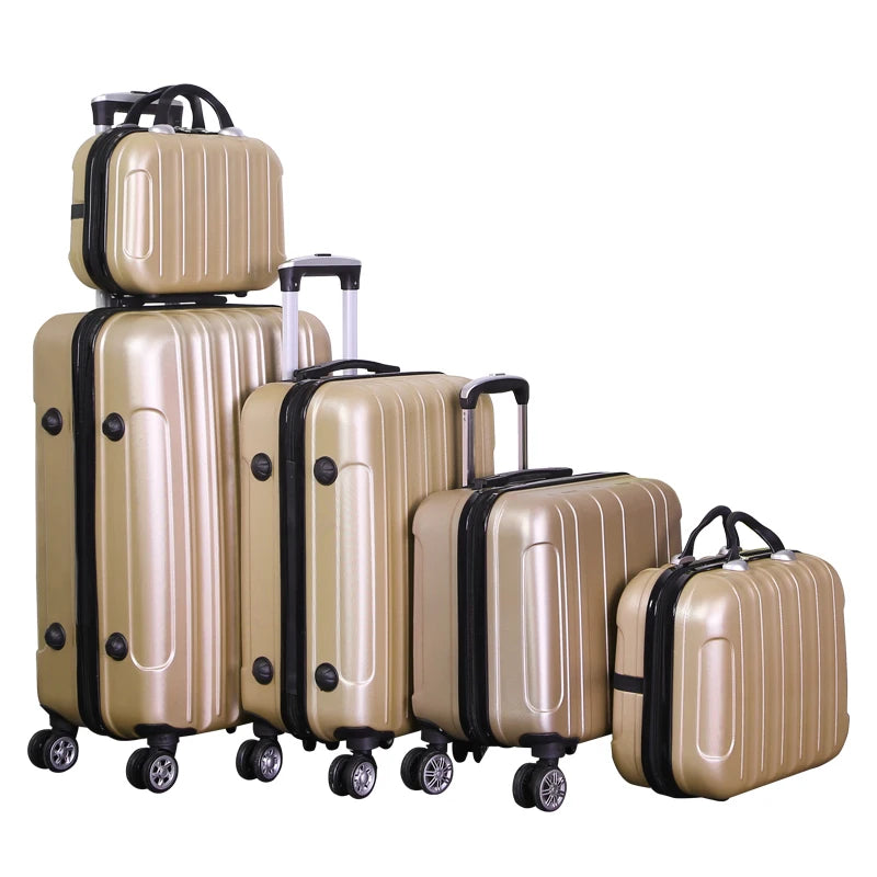 New Model  Business Suitcase Trolley case with Universal Wheel Large Capacity Code Box 20 24 28 Inch Luggage Sets