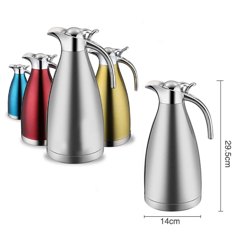 Factory Customization Stainless Steel Thermal Carafe Double Walled Vacuum Insulation Thermos Carafe With Lid