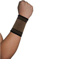 Customized OEM Copper Wristband Elastic Wrist Support Bandages for Sports Fitness