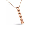 Fashion Hot Sale Anxiety Whistle Necklace Natural Relief Meditation Stress Pendant Mindfulness Breathing Tool Necklace