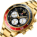 Reward VIP Trendy Design Waterproof Stainless Steel Quartz Watch Luxury Watch Gold Plating Male Fashion Wrist Watch
