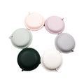 Custom Round Leather Tape Measure With Custom Branding for Tailors Sewing Tool Portable Mini PU Leather Tape Measure