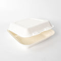 Free Sample Delivery Disposable Biodegradable Sugarcane Bagasse Waterproof Clamshell Food Sushi Potato Chips Baby Food