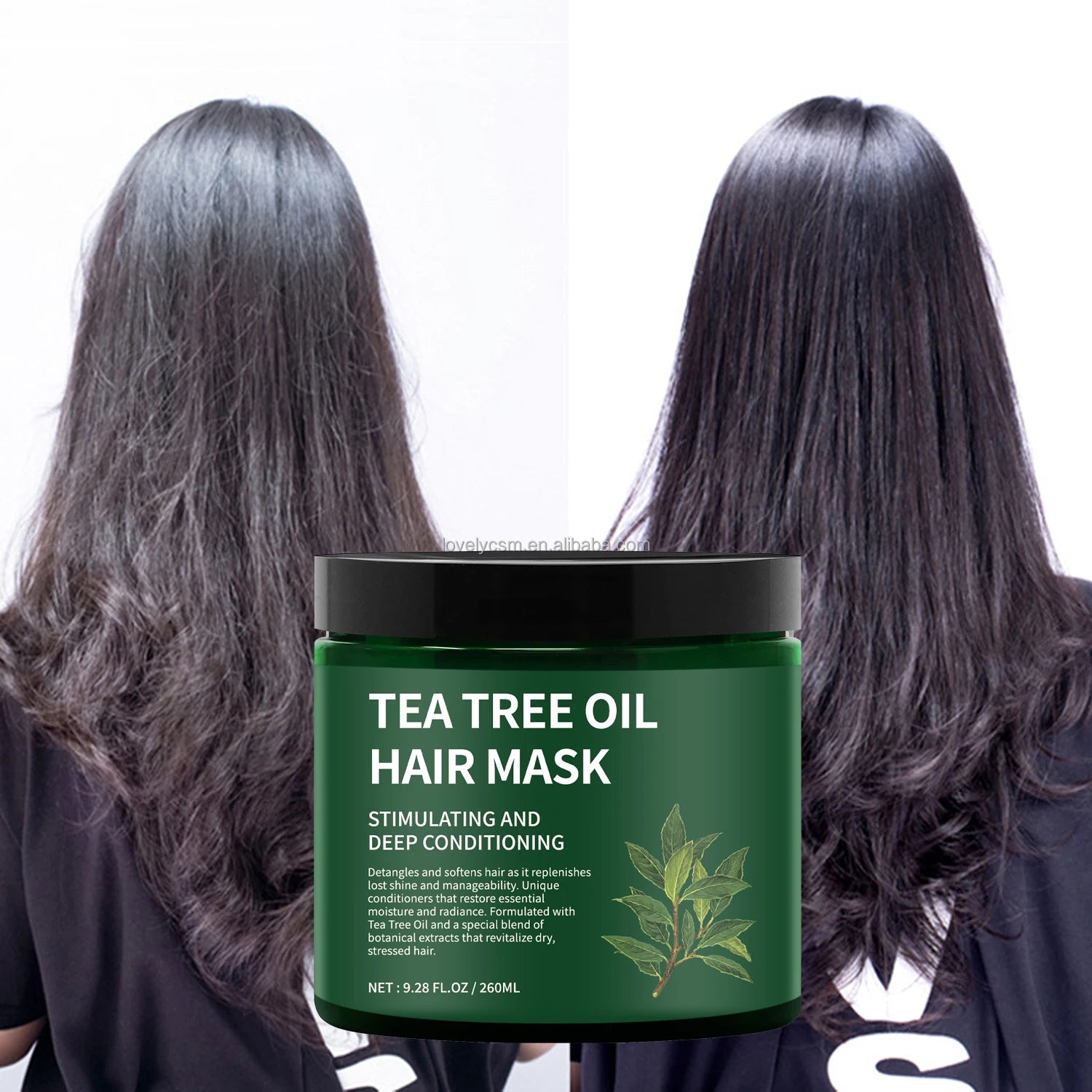 Wholesale Natural Raw Argan Oil Hair Mask Treatment Virgin Keratin Mask Tea Tree Essential Oil Conditioner Hair Mask for Women