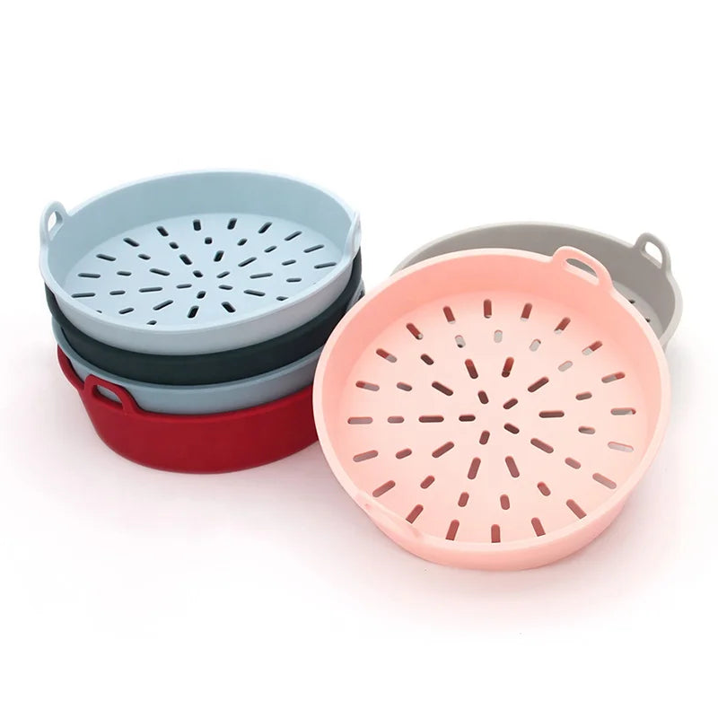 New Arrival Silicone Food Streamer Pot 20cm Waterproof Safe Kitchen Utensil Tools   Vaporera Silicona ODM OEM Silicone Streamer