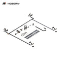 MOTORHOME RV PART ACCESSORIES RECREATIONAL VEHICLE CAMPING CAR RV BED LIFT SYSTEM Mechanism 12V Electric Bed Lift Mechanism
