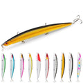 SNEDA 3D Eye Artificial Bait Floating Minnow Fishing Lure 185mm 23.1g Hard Artificial Swim Baits 10 Colour