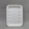 Biodegradable Sugarcane Bagasse Pulp Tray Unbleached Plate Dish for Party Eco-Friendly Molded Tray