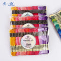 Egyptian Cotton Thread 50-Colors Rainbow Embroidery Floss Mercerized 100% Cotton Popular for Cross Stitching Sewing Handmade