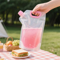BPA Free Food Pouches Juice Drinking Packaging Clear Plastic Stand up Customized Bags Drink Pouch With Spout