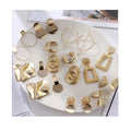 FNIO Fashion Vintage Earrings for Women Big Geometric Statement Gold Metal Drop Earrings 2020 Trendy Earings Jewelry Accessories
