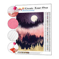 5d Diamond Painting Velvet Canvas Resin Diamond Painting Landscape Embroidery Artwork Diamond Painting Kit