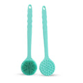 Hot-Selling Double-sided Long-handled Silicone Body Bath Brush Two-in-one Shower Brush for Rubbing Back