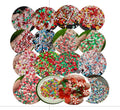 Popular Christmas Theme Polymer Clay Slice Candy Cane Snowflake Balloon Snowman Hot Soft Clay Sprinkles for Holiday Party Decor