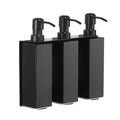250ML Wall Mount Triple Liquid Soap Dispenser Stainless Steel Chamber Shower Shampoo Dispenser for Bathroom Home Hotell