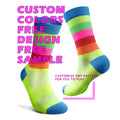Men Sport Cycling Socks Custom Logo Athletic Sports Cycling Socks 100% Cotton Sport Running Socks