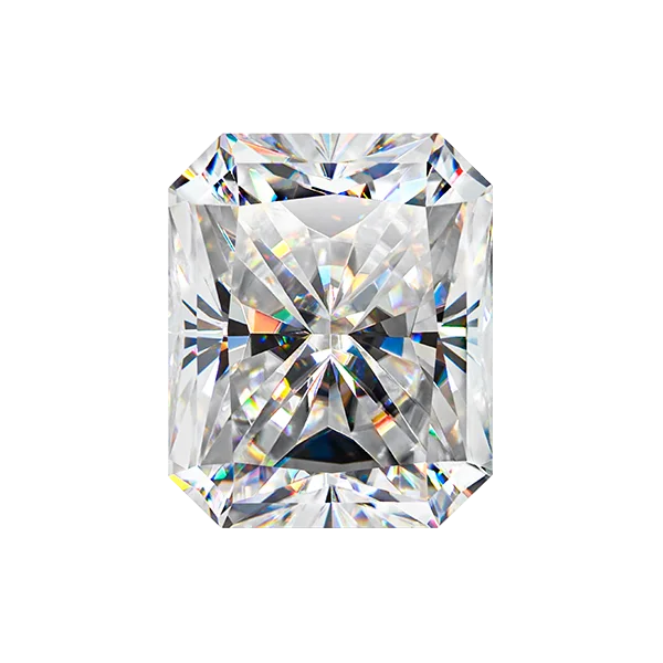 SICGEM Radiant Cut Loose Moissanite D Color Excellent Cut VVS Clarity With GRA Certification