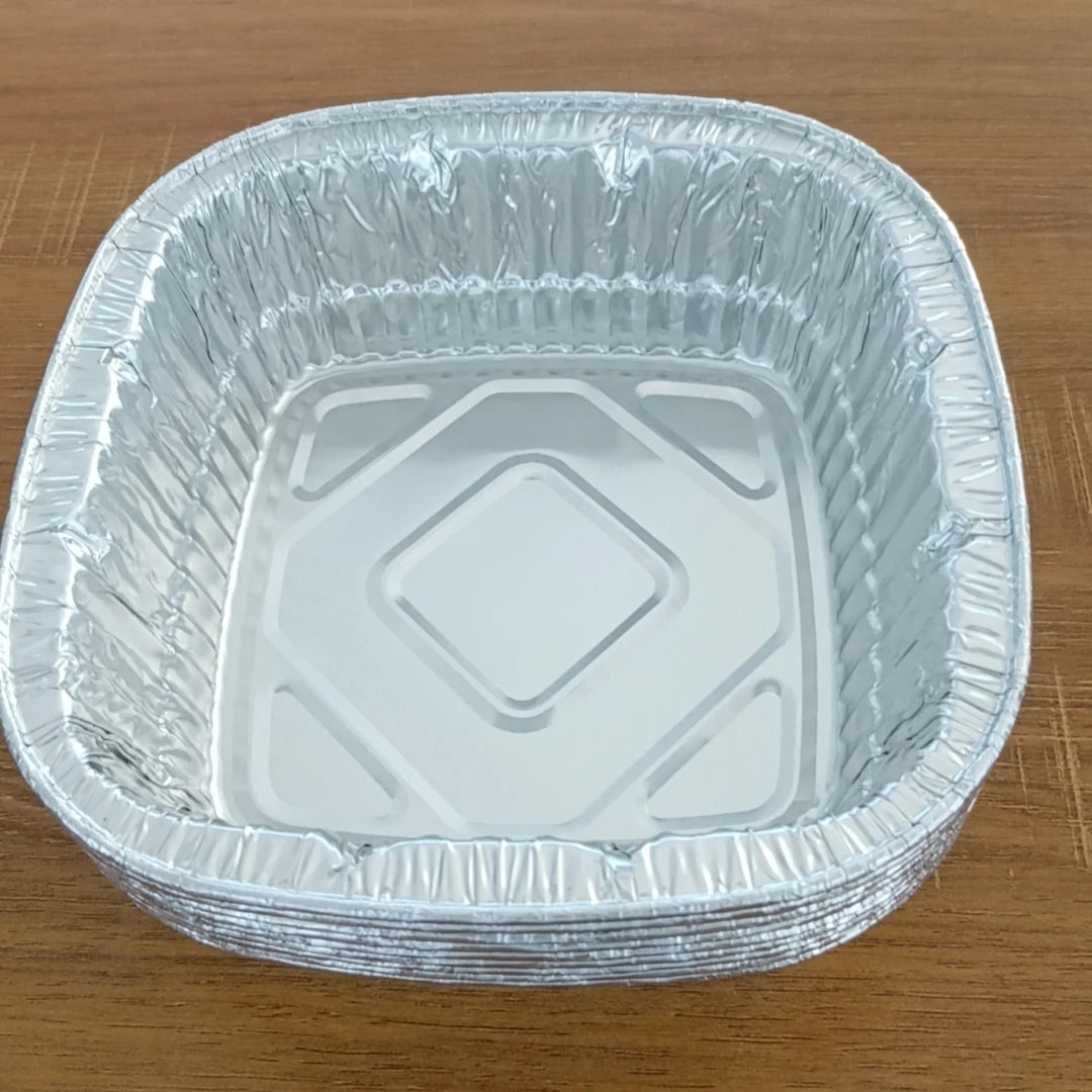 Korea Instant Noodles Container Restaurant Service Disposable Aluminum Foil Ramen Pans  with Lid
