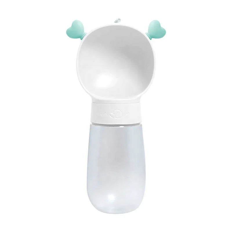 Multifunction Plastic Eco-Friendly Dog Water Bottle Travel Puppy Drinking Bowl Outdoor Pet Water Dispenser Feeder Portable