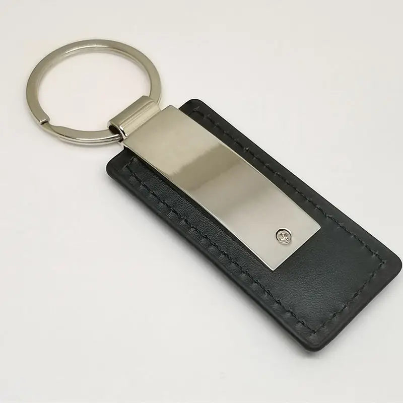 Wholesale Custom Manufacturer Metal Leather Key Chain Braided Blank Luxury Genuine Bulk Pu Faux Real Leather Photo Keychain