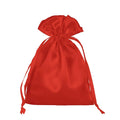 Customizable Satin Drawstring Bag for Women Silk Stain with Ribbon Bundle Pocket for Jewelry and Hair Storage