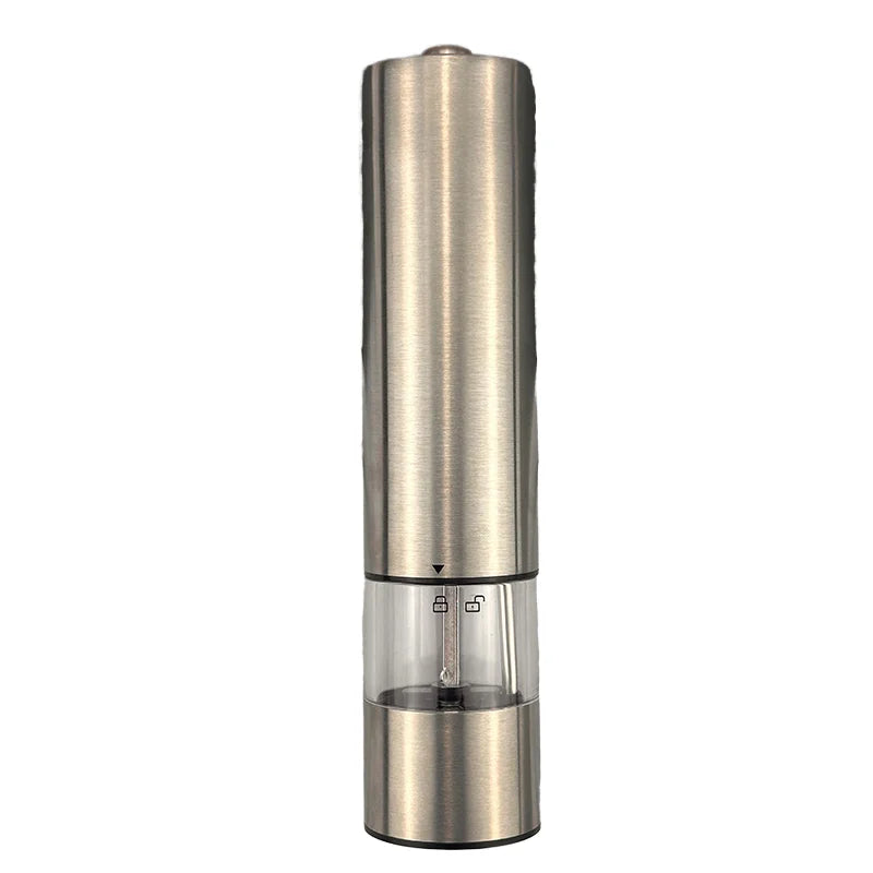 OEM Automatic Stainless Steel Salt Pepper Mill Set Modern Plastic Ceramic PC for Restaurants Free Shipping