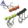 95% Tungsten Tungsten Jig Head Hooks for Freshwater Saltwater Fishing Ned Rig Jig Heads Swimbait Jig Hooks 1.8g