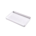 Coffee Shop and Restaurant Stackable Round Rectangle Melamine Tray Plastic Round Dish Food Serving Tray