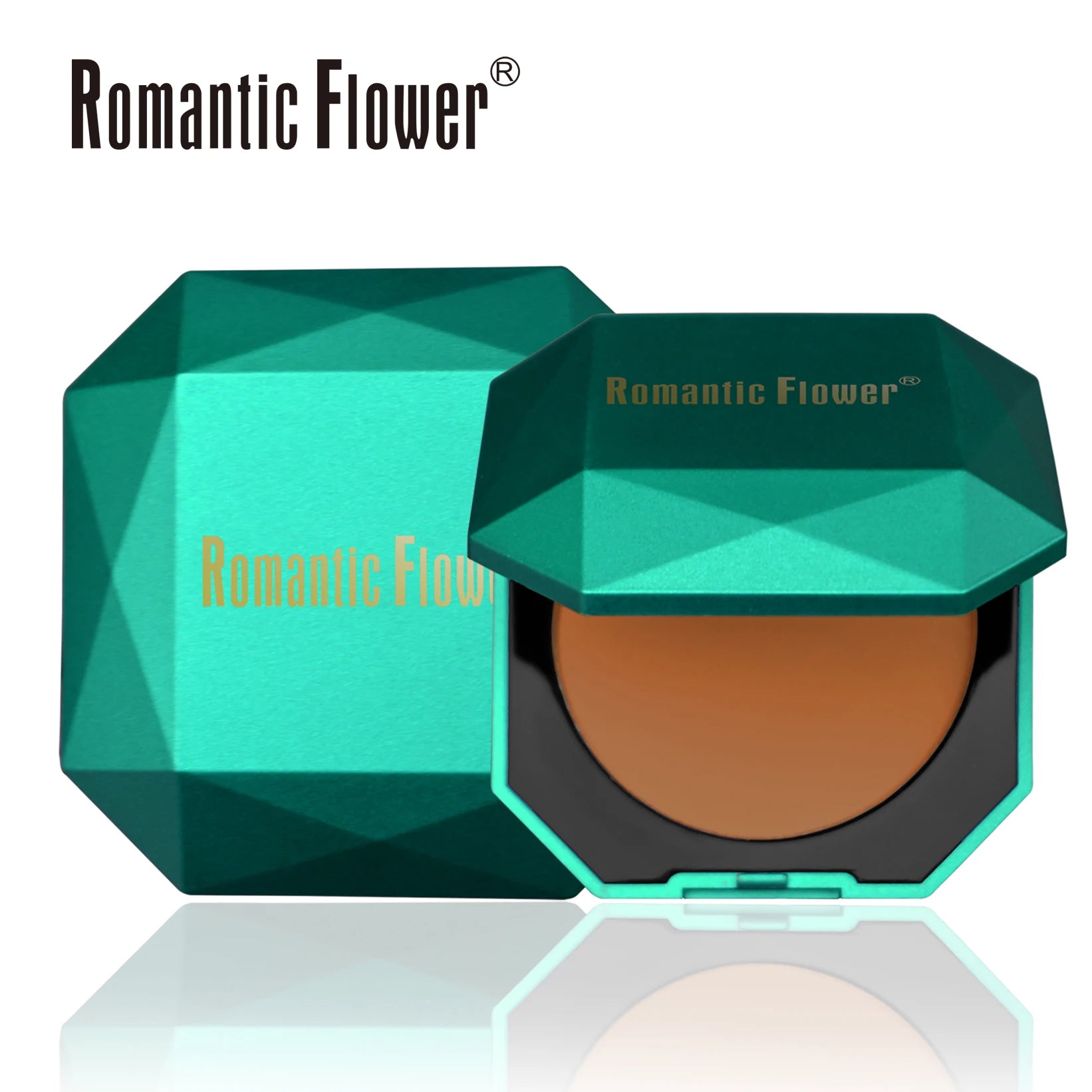 6 Shades Dark Skin Private Label Face Makeup Matte Waterproof Oil Control Compact Powder in Stock