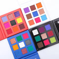 Custom DIY High Pigment Eyeshadow Palette Private Label Powder Finish with Shimmer & Metallic for Dark Skin Tones