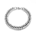 2022 New Simple Lobster Buckle Men's and Women's Fashion Stainless Steel Charm Bracelet