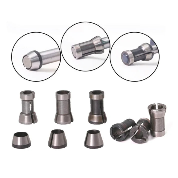 L-AC005 Collect Chuck Engraving Trimming Machine Electric Router Changing Shank Nuts Router Machine Accessories MegaBDM