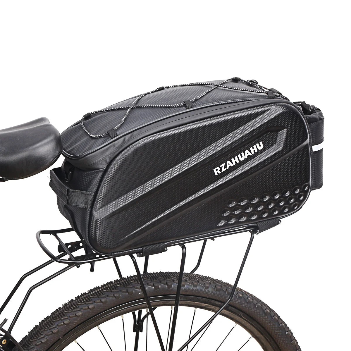 IRONDONKEY Waterproof Bicycle Frame Bag PVC & EVA Material for Bike Saddle Bag & Trunk Luggage Panniers Bicycle Rack Bag Biking