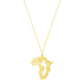 Africa Map Tree of Life Stainless Steel Pendant Personality Hip Hop Necklace Jewelry Wholesale