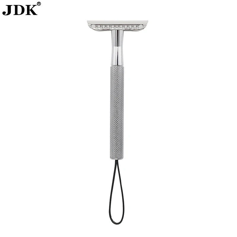 Metal Stainless Steel Handle Women Double Edge One Blade Razor Safety Shaving Razors With Rope