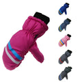 Fashion Children Kids Winter Snow Warm Gloves Boys Girls Ski Windproof Thicken Mittens Gloves Keep Finger Warm