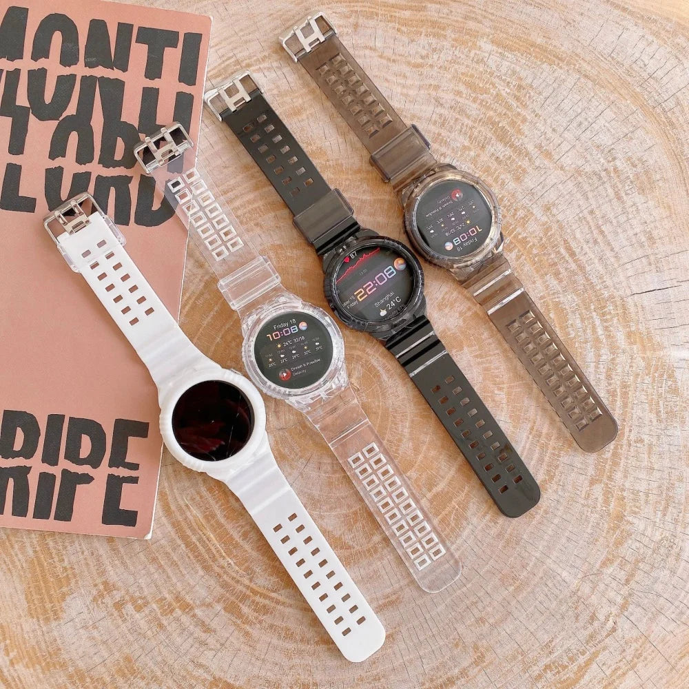 Breathable TPU Smartwatch Watchband for Huawei Watch 3/3 Pro Watch 3/3 Pro Soft Pin Buckle Band