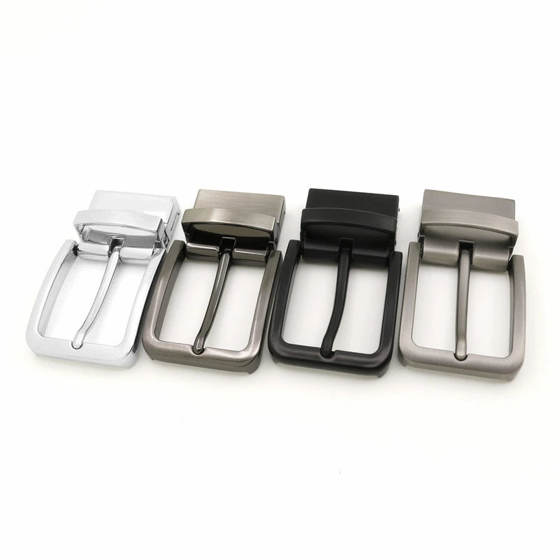 LQ Reversible Buckles Pin Buckle for Holes Belt Alloy Buckle Factory Custom Logo Wholesale Stock