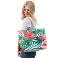 Classic Branded Reusable Fashion Lady's Canvas Beach Tote Shopping Bag