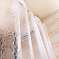 Factory Price Clear Water Cube Shower Curtain Liner 2x2m Factory 3D Waterproof Thicker Bath Bathroom Curtain
