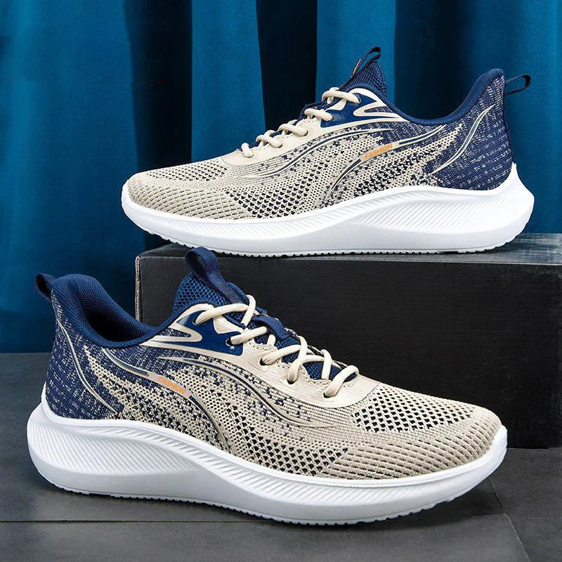 Men's Ultra-Light Plus Size Casual Sneakers for Spring Summer Fitness Rebound Walking Shoes with Running Style Wholesale