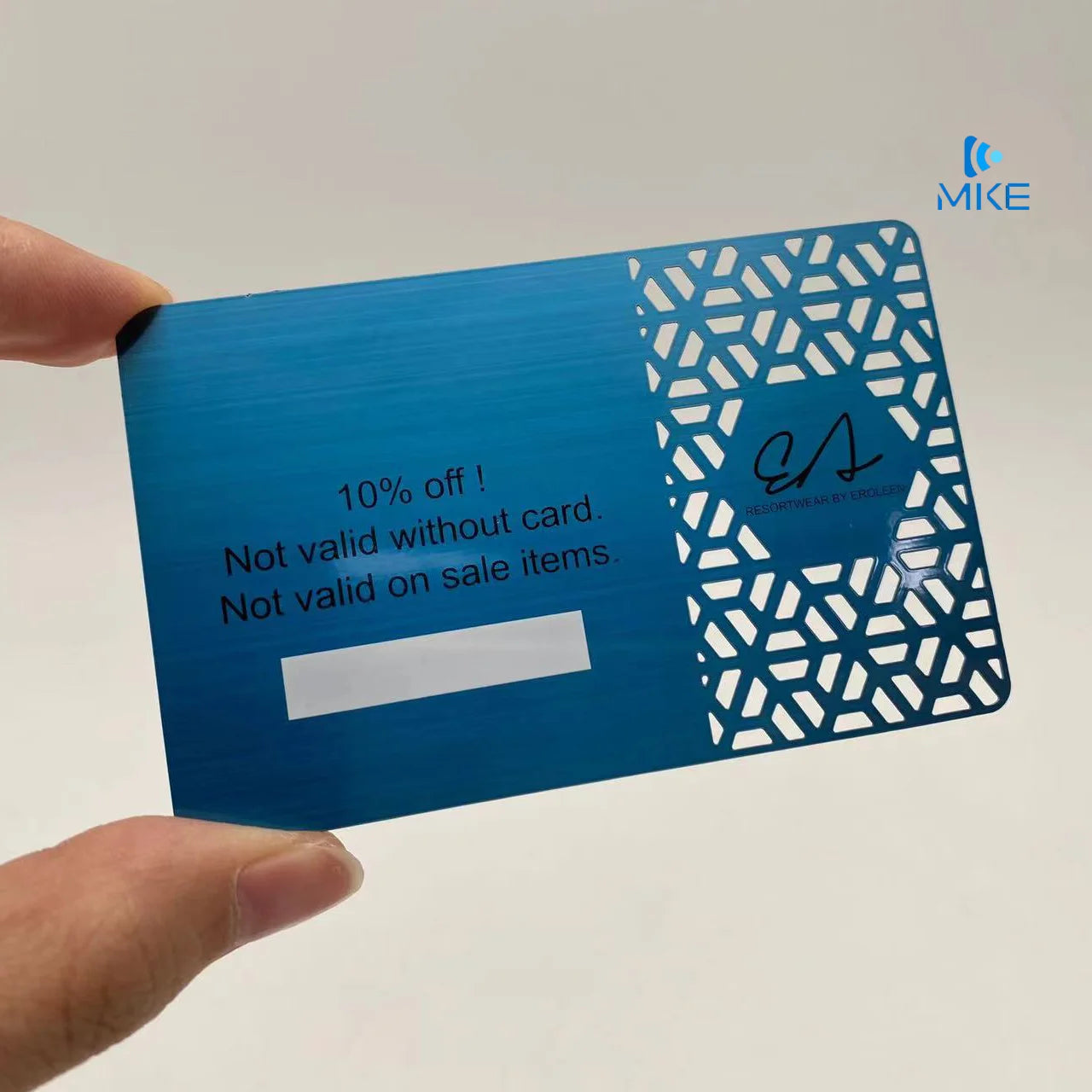 Stainless Steel Silver Laser Cutout Metallic Metal Etch Trading Business Cards