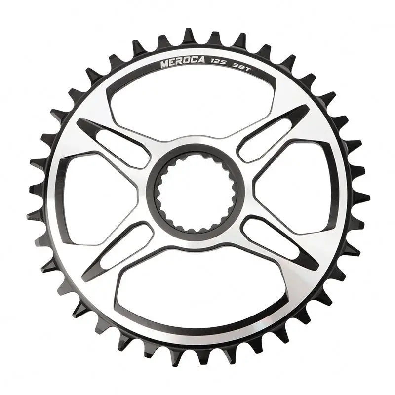 MEROCA 12-Speed Single Disc Rotor Aluminum Alloy Wide/Narrow Chain Sprocket Compatible  BMX Road Bicycles