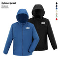 Men's Hooded Jacketswaterproof Men Windbreaker Jacket Coat With Zipper Soft Shell Outdoor Mens Windbreaker Jacket Unisex