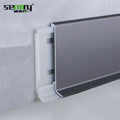 1.2mm Thickness Height 40 60 80 mm Wall Skirting Baseboard Aluminum Floor Base Board