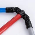 HJ-12 OD 28mm Black Electrophoresis Adjustable Elbow Metal Connectors/Pipe Joints with 2.3MM Thickness for Pipe Rack System